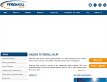 Tablet Screenshot of perennialsolar.com